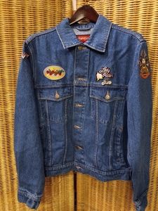 Wrangler Hero  Denim Jean Jacket Embellished for Lady Bike Rider Size S/…